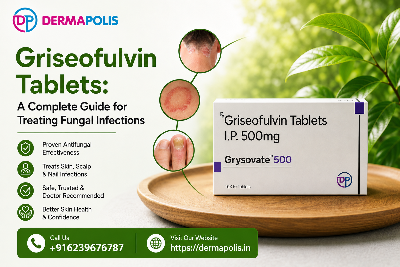 Griseofulvin Tablets for Fungal Infections