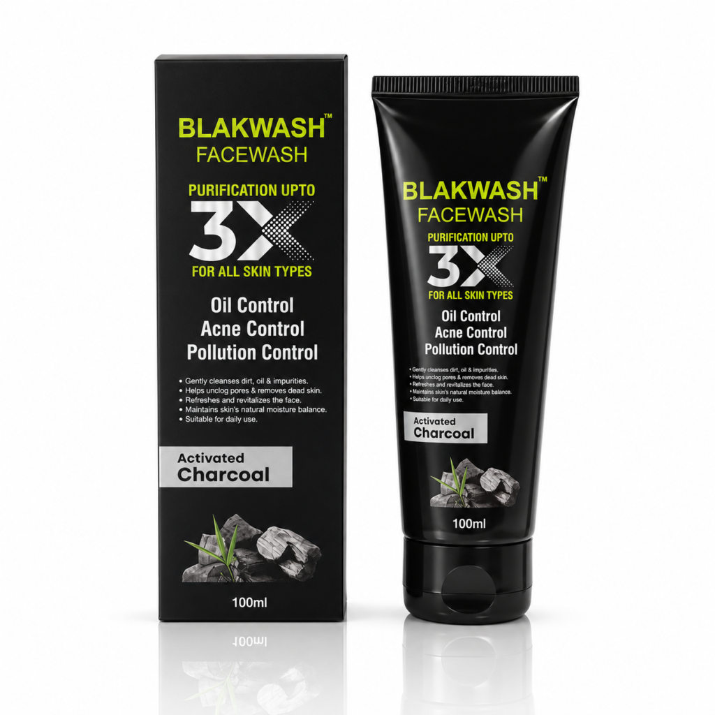 Black wash face wash