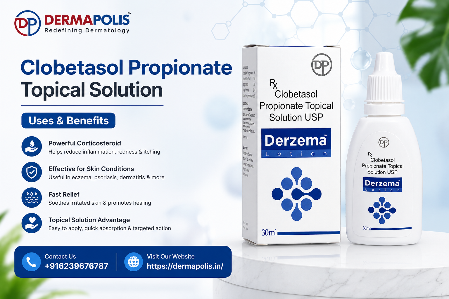 Clobetasol Propionate Topical Solution Uses & Benefits